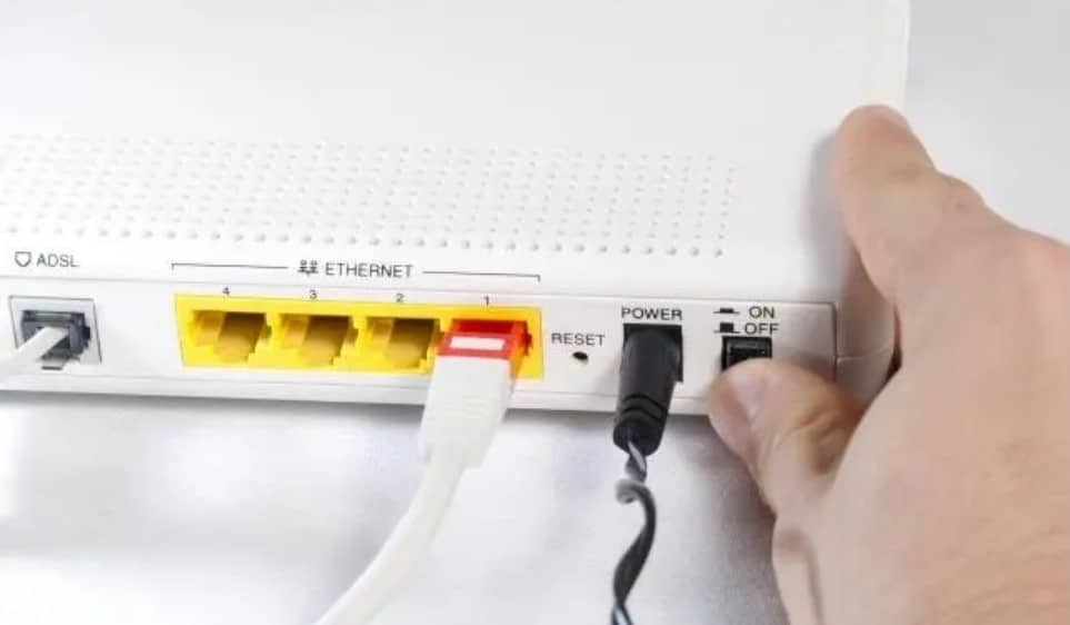 Failure to restart your router or modem